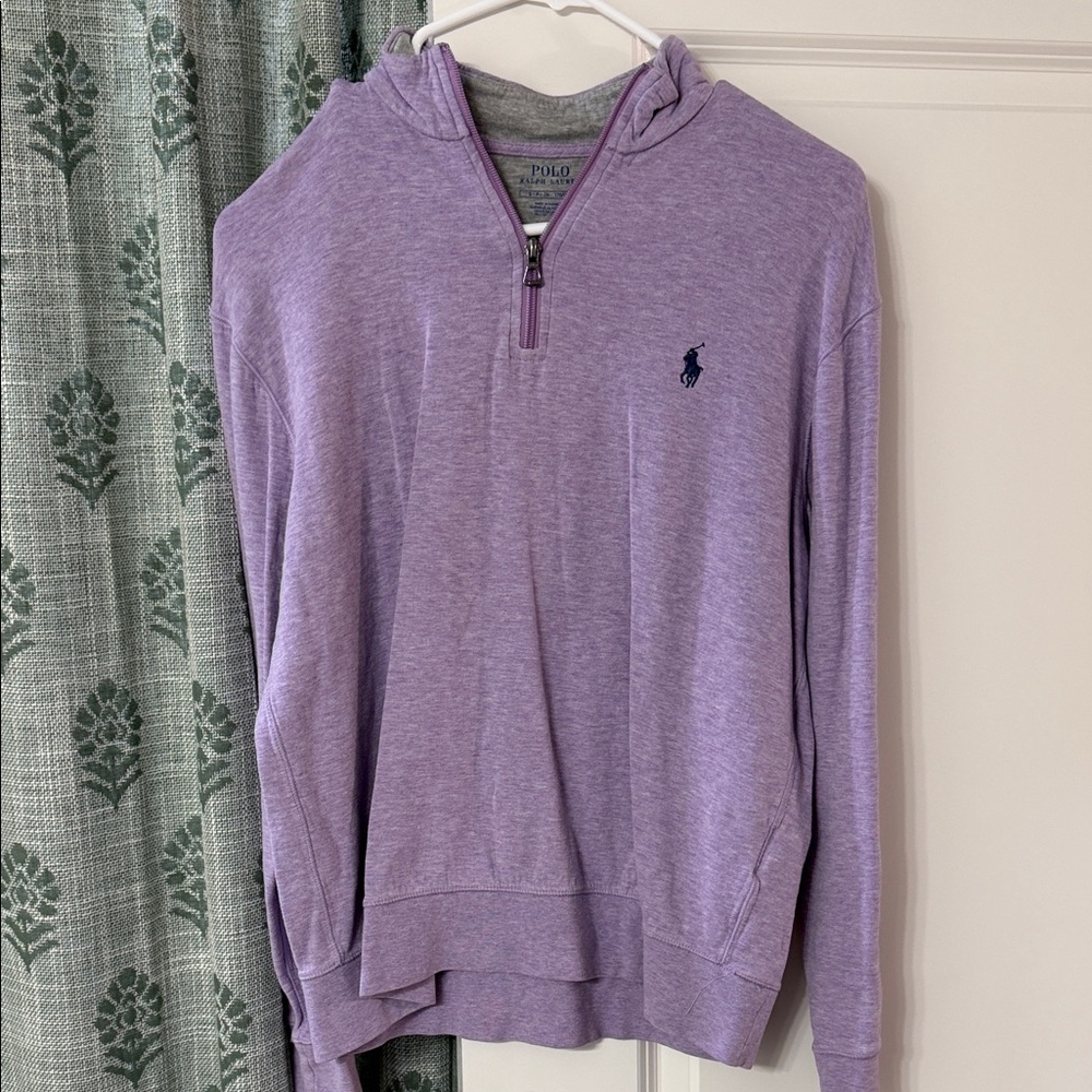 Polo by Ralph Lauren Lavender Zip-Up Sweater